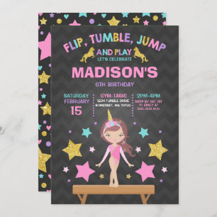 Gymnastiekpartij Unicorn Gymnastiek Kaart