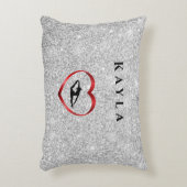 Gymnastiekpilaar voor Girl Personalized Tumble Gym Accent Kussen (Voorkant(Verticaal))