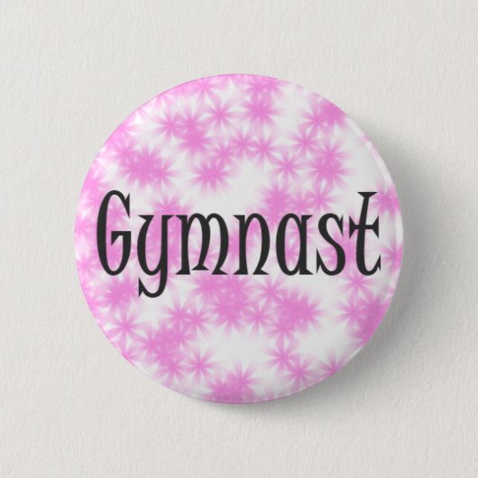 gymnastiekpin ronde button 5,7 cm (Voorkant)