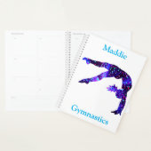 Gymnastiekplanner met naam van de gymnast planner (Display)