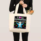 GYMNASTIEKPRINSES GROTE TOTE BAG (Voorkant (product))
