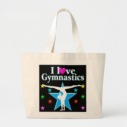 GYMNASTIEKPRINSES GROTE TOTE BAG (Voorkant)