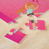 Gymnastiekpuzzel voor meisjes. legpuzzel (Zijkant)