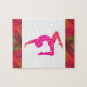 Gymnastiekpuzzel voor meisjes. legpuzzel (Horizontaal)