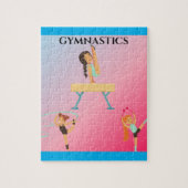 Gymnastiekpuzzel voor meisjes. legpuzzel (Verticaal)