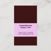 Gymnastiekschool Visitekaartje (Achterkant)