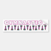 Gymnastiekspelen Gymnast Gym Mam Coach Acrobat Bumpersticker (Voorkant)