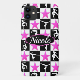 GYMNASTIEKSTER POSEERT GEPERSONALISEERD Case-Mate iPhone CASE