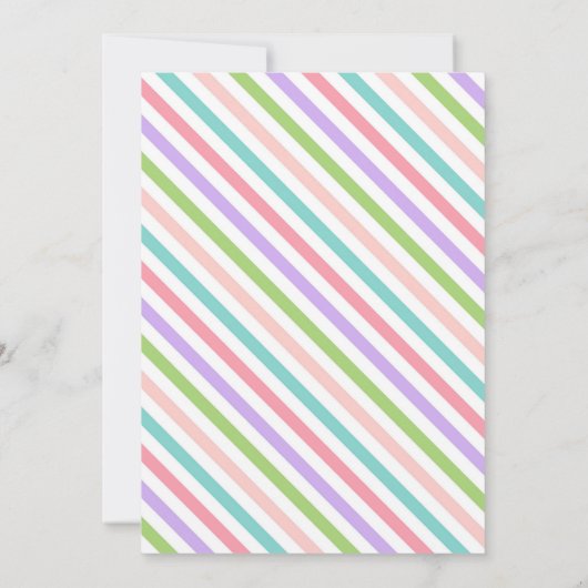 Gymnastiekuitnodiging | Gymnastiek Birthday Invite Kaart (Achterkant)