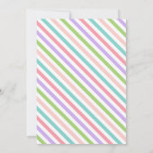 Gymnastiekuitnodiging | Gymnastiek Birthday Invite Kaart (Achterkant)