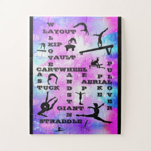 Gymnastiekvaardigheden Crossword Puzzle Legpuzzel