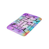 Gymnastiekvaardigheden Crosswords Bath Mat (Gekanteld)