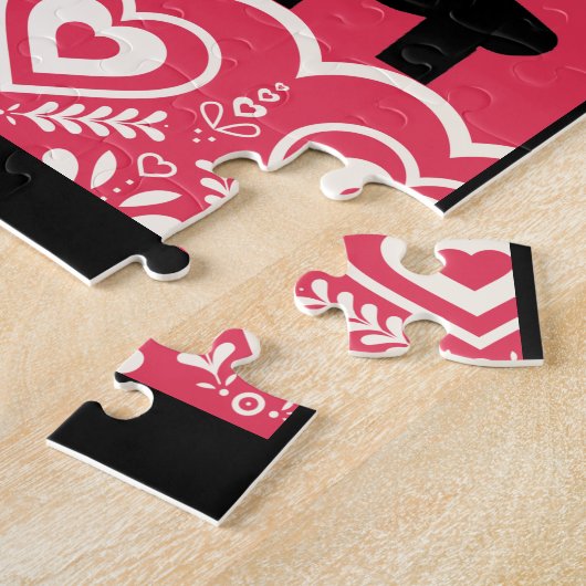 GymnastiekValentijnsdag Legpuzzel (Zijkant)