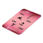 Gymnastiekvault, bars, Beam, Floor Custom Magneet (Linkerzijde)