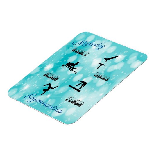 Gymnastiekvault, bars, Beam, Floor Custom Magneet (Linkerzijde)