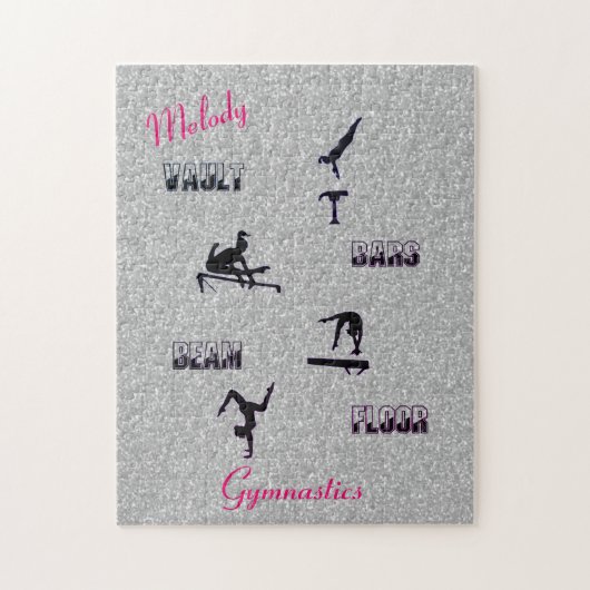 Gymnastiekvault, bars, Beam, Floor Custom Puzzle Legpuzzel (Verticaal)