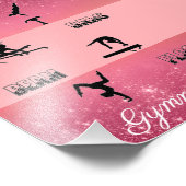 Gymnastiekvault, bars, Beam, Floor Sparkle Foto Afdruk (Hoek)