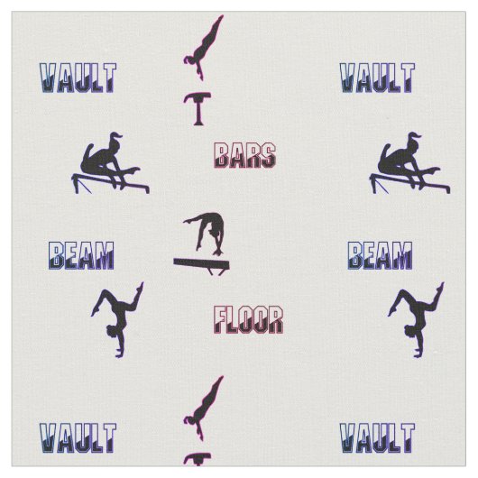 Gymnastiekvault, bars, Beam, Floor Stof (Close Up)