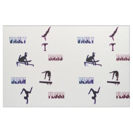 Gymnastiekvault, bars, Beam, Floor Stof