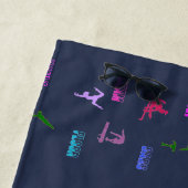 Gymnastiekvault, bars, Beam, Floor Strandlaken (In situ)