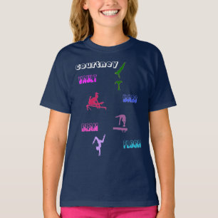 Gymnastiekvault, bars, Beam, Floor T-shirt