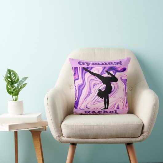 Gymnastiekvloer, Beam, Vault, Bars Custom Paarse Kussen (Stoel)