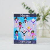 Gymnastiekvrienden: deze gymnast ziet er uit als o briefkaart (Staand voorkant)
