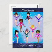 Gymnastiekvrienden: deze gymnast ziet er uit als o briefkaart (Voorkant / Achterkant)