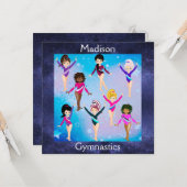 Gymnastiekvrienden: deze gymnast ziet er uit als o kaart (Voorkant / Achterkant in situ)