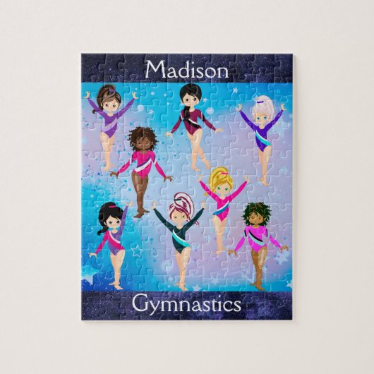 Gymnastiekvrienden: deze gymnast ziet er uit als o legpuzzel (Verticaal)