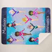 Gymnastiekvrienden: deze gymnast ziet er uit als o sherpa deken (Voorkant (horizontaal))