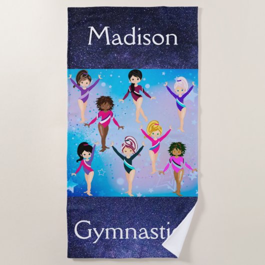 Gymnastiekvrienden: deze gymnast ziet er uit als o strandlaken (Voorkant)