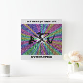 Gymnastiekwandklok Vierkante Klok (Huis)