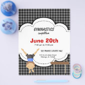 Gymnastiekwedstrijd Flyer (Enkel)