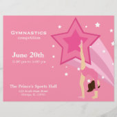 Gymnastiekwedstrijd Flyer (Voorkant)