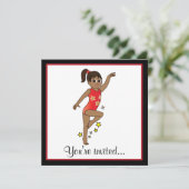 Gymnastiekwedstrijd Kaart (Staand voorkant)