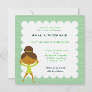 Gymnastiekwedstrijd Kaart