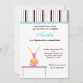 Gymnastiekwedstrijd Kaart (Voorkant)