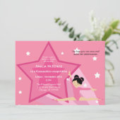 Gymnastiekwedstrijd Kaart (Staand voorkant)