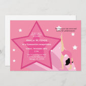 Gymnastiekwedstrijd Kaart (Voorkant / Achterkant)