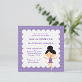 Gymnastiekwedstrijd Kaart (Staand voorkant)