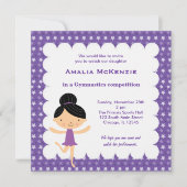 Gymnastiekwedstrijd Kaart (Voorkant)