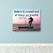 GYMNASTISCHE DOELEN CANVAS AFDRUK (Insitu (Houten vloer))