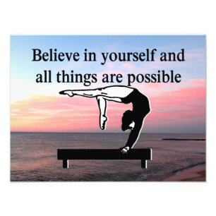 GYMNASTISCHE DOELEN FOTO AFDRUK