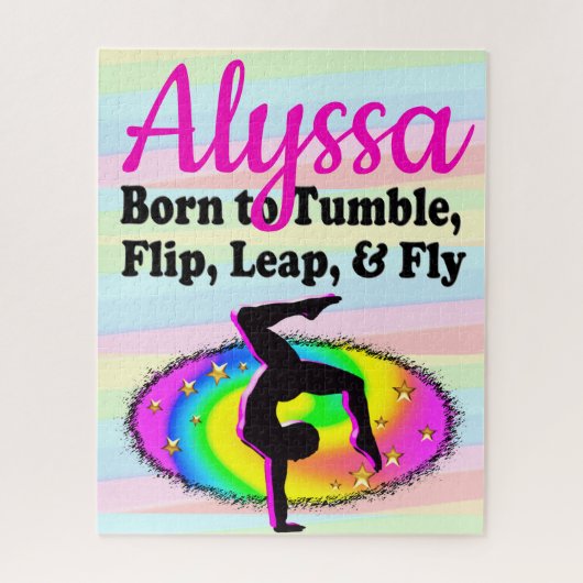 GYMNASTISCHE KONINGIN LEGPUZZEL (Verticaal)