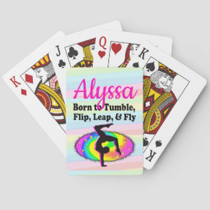 GYMNASTISCHE KONINGIN POKERKAARTEN