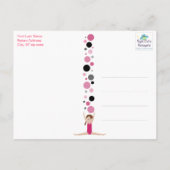 Gymnastische Partij Hartelijk dank voor uw roze, g Briefkaart (Achterkant)