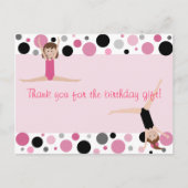Gymnastische Partij Hartelijk dank voor uw roze, g Briefkaart (Voorkant)