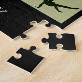 "GYMNASTISCHE puzzel voor jongens met een geperson (Zijkant)