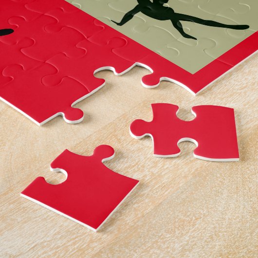 "GYMNASTISCHE puzzel voor jongens met een geperson Legpuzzel (Zijkant)